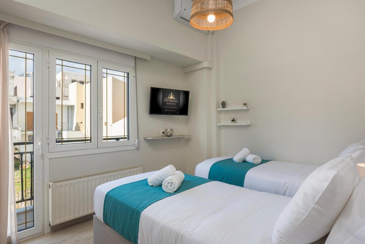 Old Harbor Apartment Luxury Living Chania Chania  Bagian luar foto